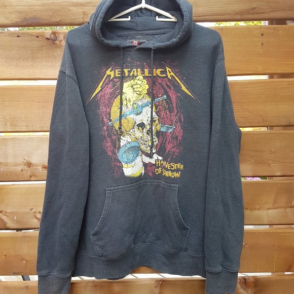 Vintage Hoodie METALLICA Harvestor of Sorrows Infinity Designer Black Size XXL - Picture 16 of 16